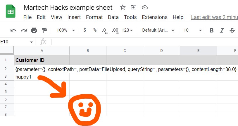 Successful data adding
